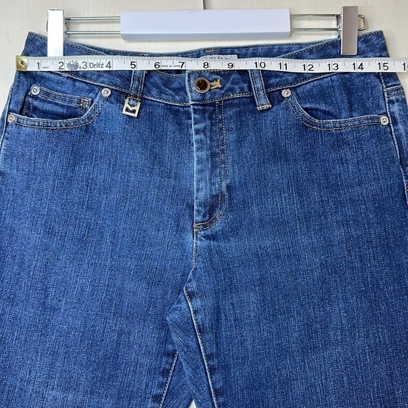 MICHAEL Michael Kors Boot Cut Mid Rise Jeans Size 8 - Picture 11 of 14